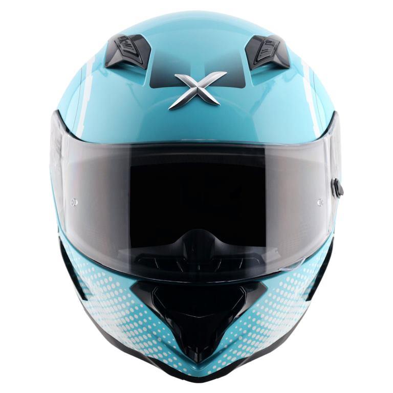 Axor Hunter Spear Helmet - Hex Blue White