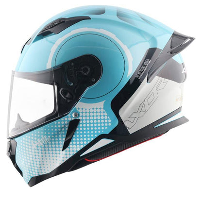 Axor Hunter Spear Helmet - Hex Blue White