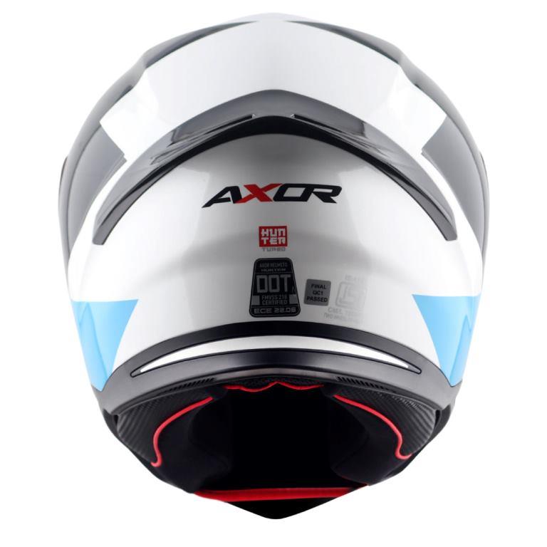 Axor Hunter Turbo Helmet - White Red