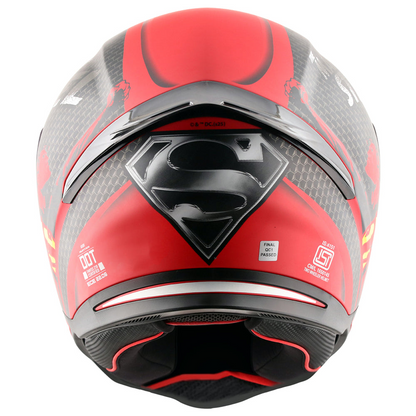Axor-Hunter DC Superman Helmet (Dull Red Black)