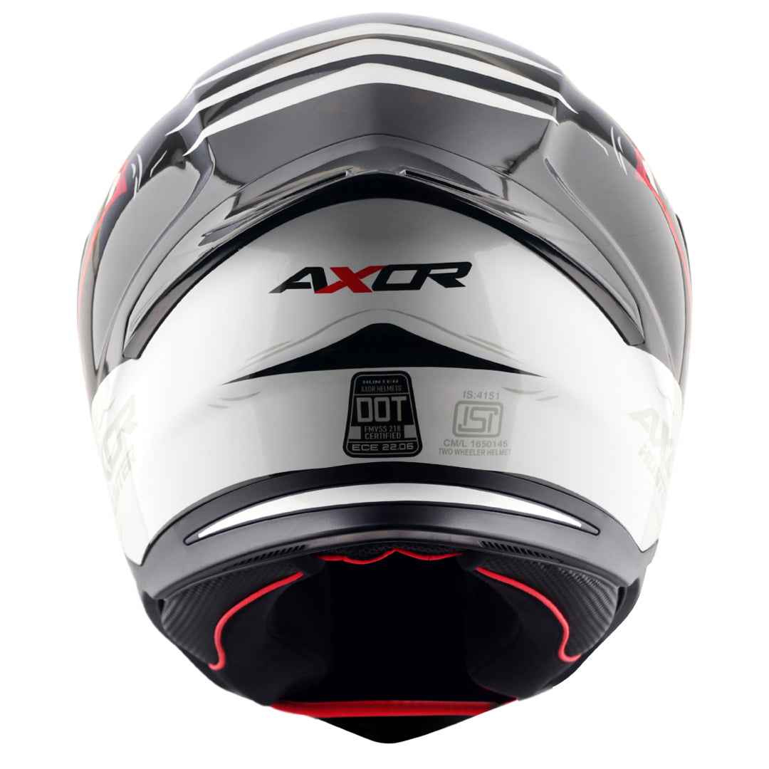 Axor-Hunter Shark Helmet (Black White)