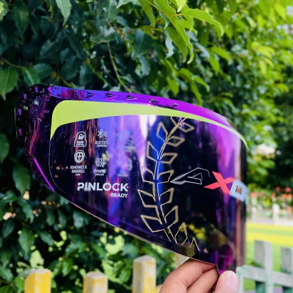 Axor Premium Brutale Helmet Visor – Iridium Red Mirror, UV-Resistant, Scratch-Protected OEM Fit