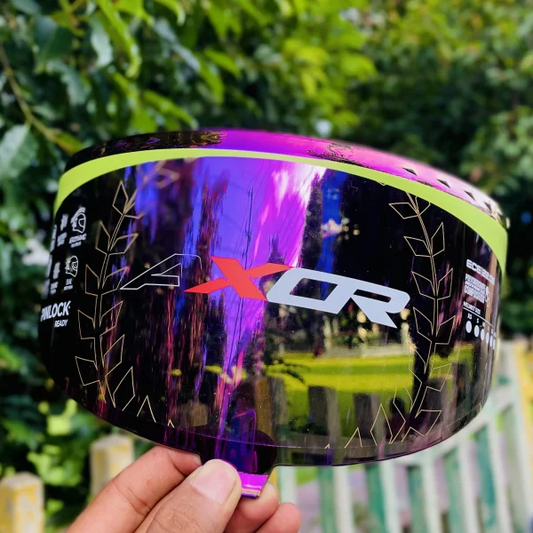 Axor Premium Brutale Helmet Visor – Iridium Red Mirror, UV-Resistant, Scratch-Protected OEM Fit