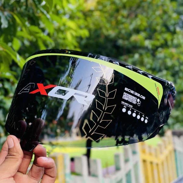 Axor Premium Brutale Helmet Visor – Smoke (Dark Tint) UV-Resistant Scratch-Protected OEM Fit