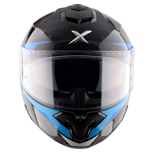 Axor Premium Brutale Kryptic Dual Spoiler Helmet - Black Blue