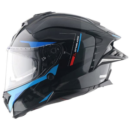 Axor Premium Brutale Kryptic Dual Spoiler Helmet - Black Blue
