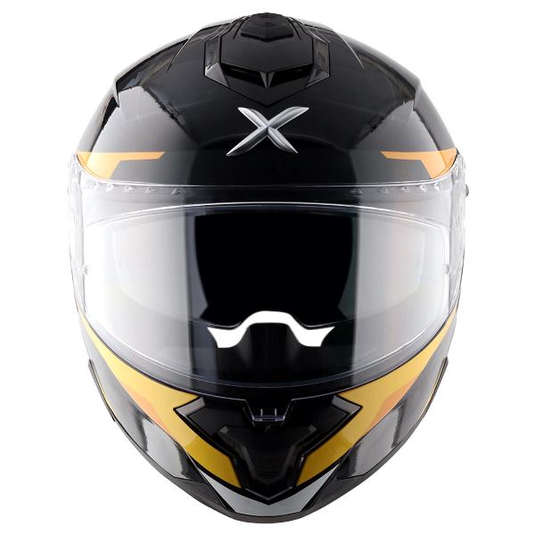 Axor Premium Brutale Kryptic Dual Spoiler Helmet - Black Yellow