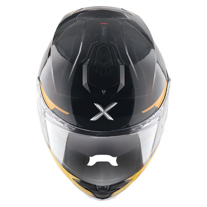 Axor Premium Brutale Kryptic Dual Spoiler Helmet - Black Yellow