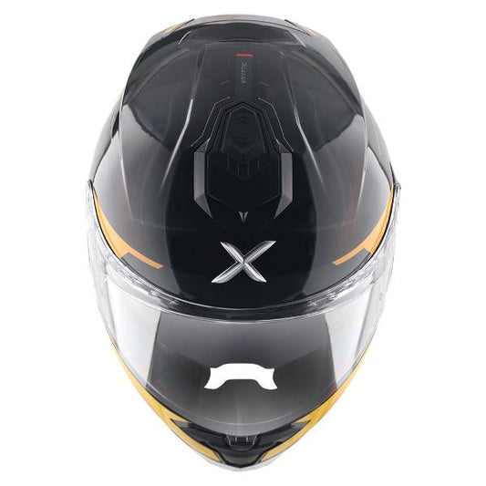 Axor Premium Brutale Kryptic Dual Spoiler Helmet - Black Yellow