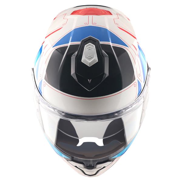 Axor Premium Brutale Ryden Dual Spoiler Helmet - White Red