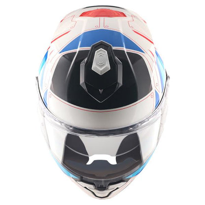 Axor Premium Brutale Ryden Dual Spoiler Helmet - White Red