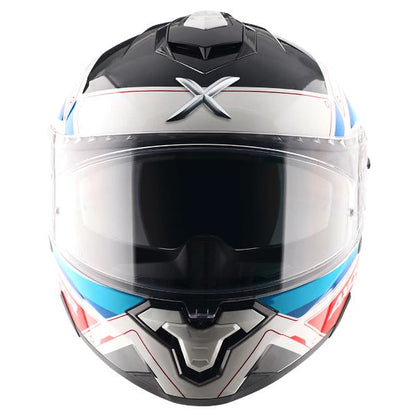 Axor Premium Brutale Ryden Dual Spoiler Helmet - White Red