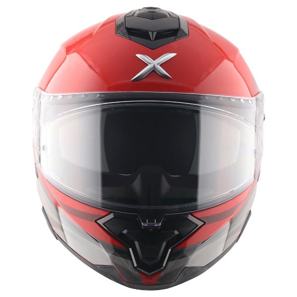 Axor Premium Brutale Surges Dual Spoiler Helmet - Red Grey