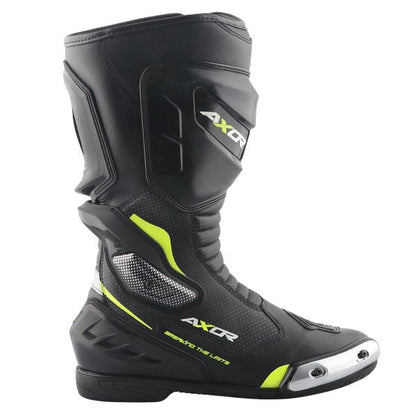 Axor-Racer Tec Riding Boots (Black Neon-Green)