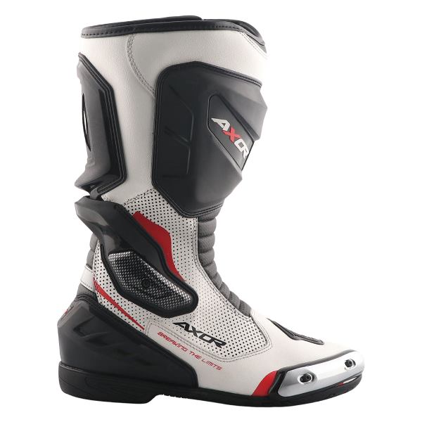 Axor-Racer Tec Riding Boots (Black White-Red)
