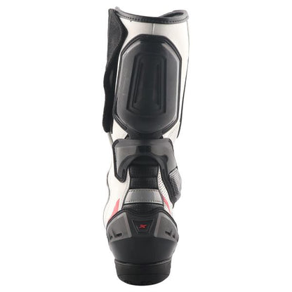Axor-Racer Tec Riding Boots (Black White-Red)