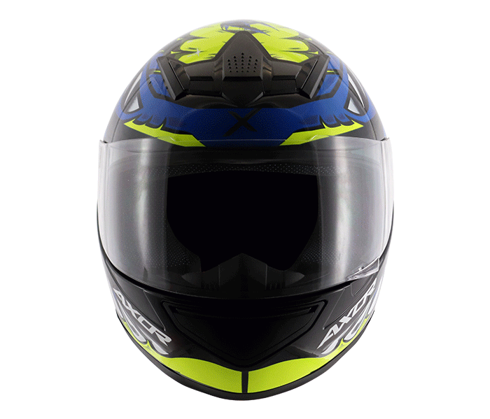 Axor Rage Python Black Blue Helmet