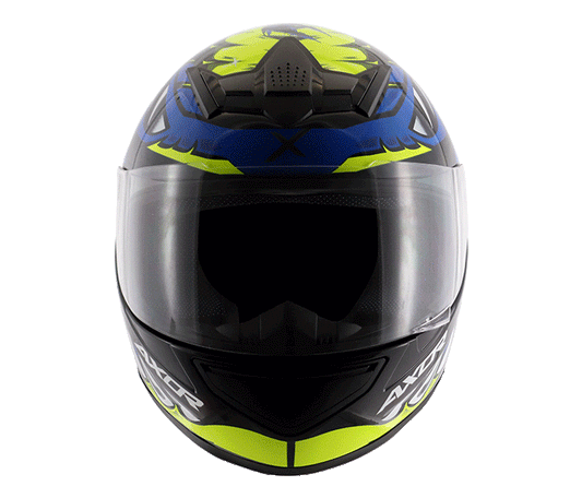 Axor Rage Python Black Blue Helmet