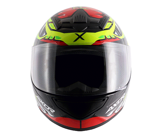 Axor Rage Python Black Neon Yellow Helmet