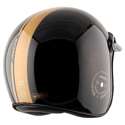 Axor Retro Jet Euro Globe Helmet - Black
