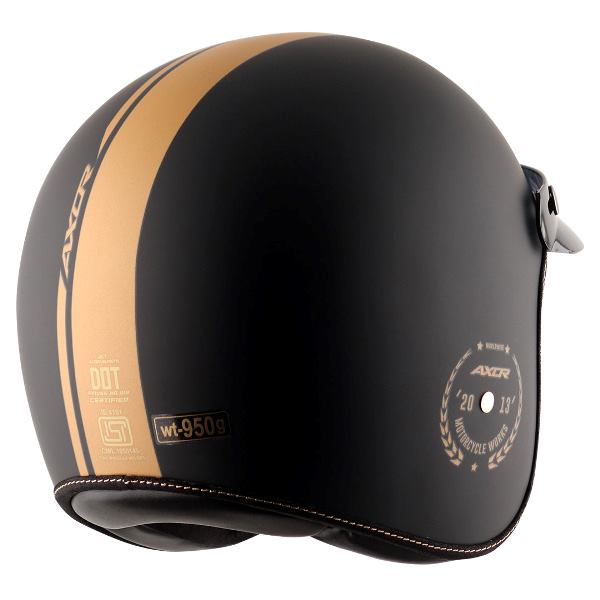 Axor Retro Jet Euro Globe Helmet - Dull Black