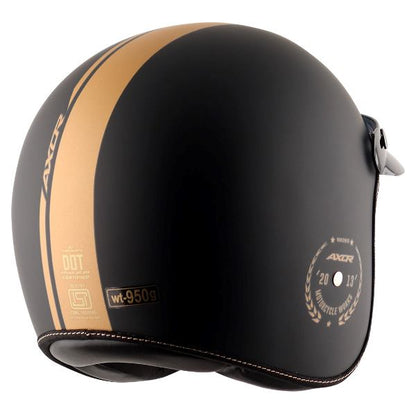 Axor Retro Jet Euro Globe Helmet - Dull Black