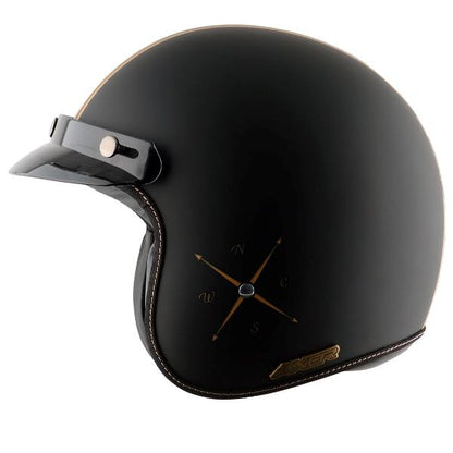 Axor Retro Jet Euro Globe Helmet - Dull Black