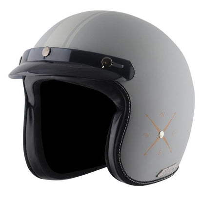 Axor Retro Jet Euro Globe Helmet - Dull Cool Grey