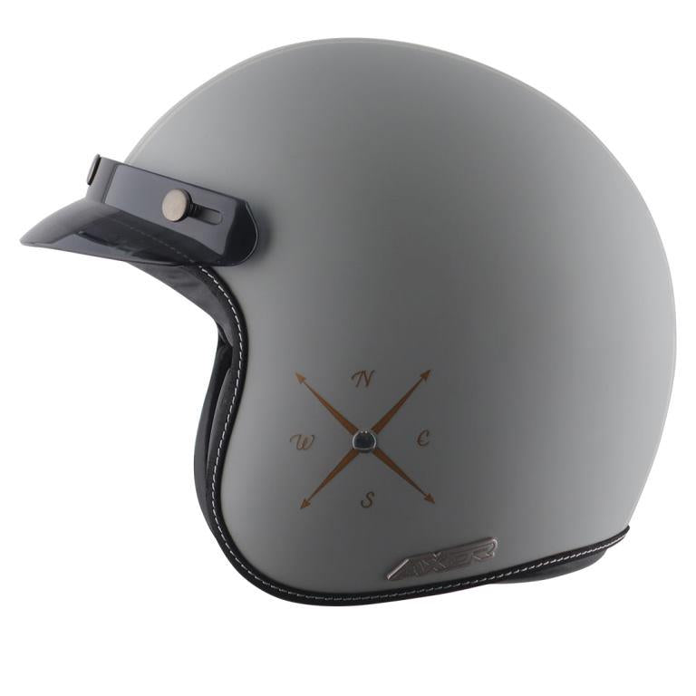 Axor Retro Jet Euro Globe Helmet - Dull Cool Grey