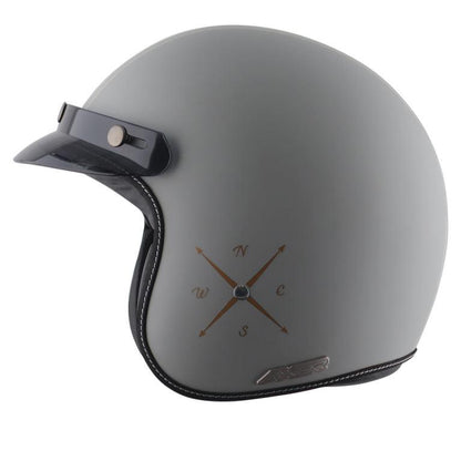 Axor Retro Jet Euro Globe Helmet - Dull Cool Grey