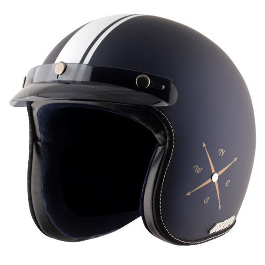 Axor Retro Jet Euro Globe Helmet - Dull Royal Blue