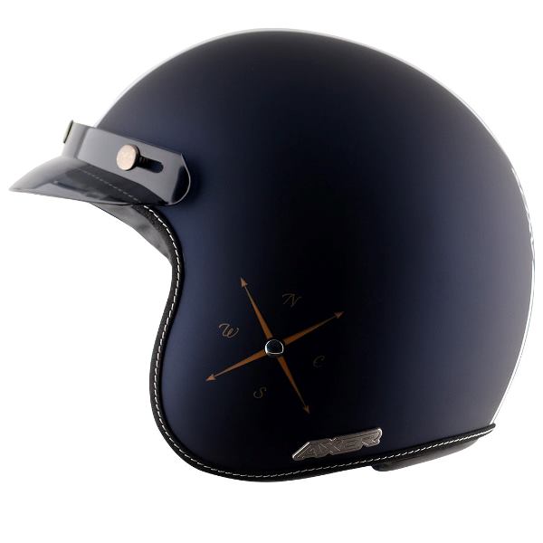 Axor Retro Jet Euro Globe Helmet - Dull Royal Blue