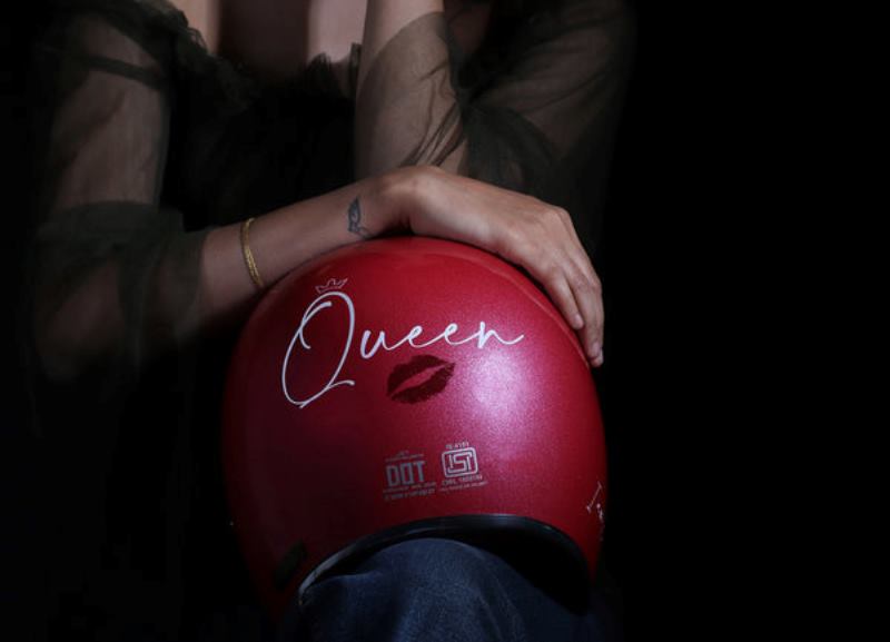 Axor Retro Jet Queen Helmet - Mauve Pink