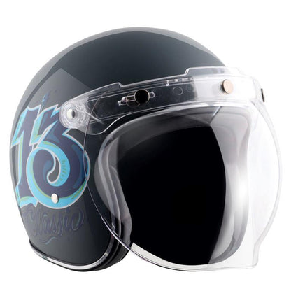 Axor Retro Jet Sportz C13 Helmet - Slate Blue