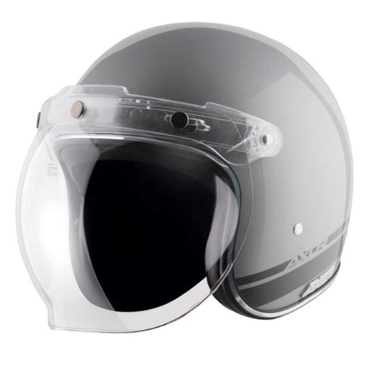 Axor Retro Jet Sportz S13 Helmet - Athena Grey Black