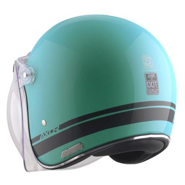 Axor Retro Jet Sportz S13 Helmet - Blue Black