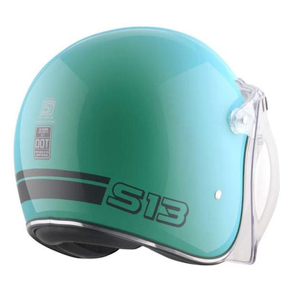 Axor Retro Jet Sportz S13 Helmet - Blue Black
