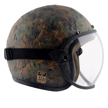 Axor Retro Jet Veer Helmet-Camouflage Green