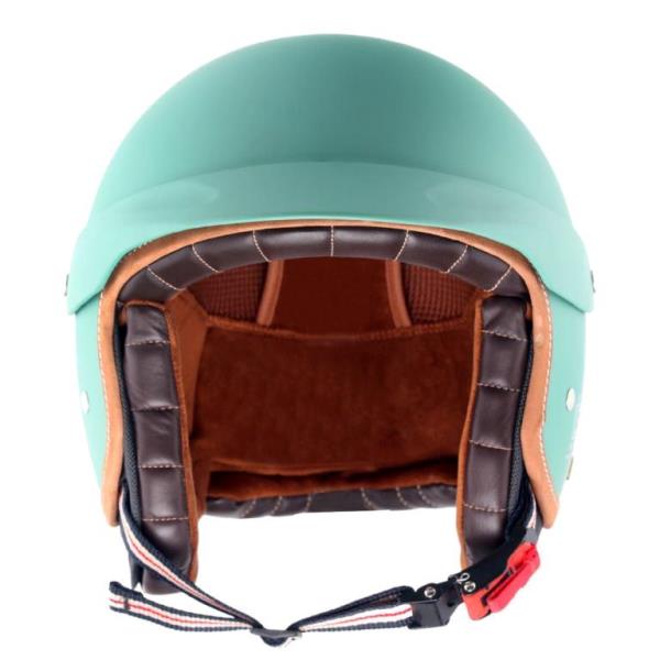 Axor Retro Jet West Helmet with Peak - Dull Aqua Green