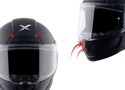 Axor Hunter Turbo Helmet - Dull Black Grey