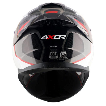 Axor Saber Spark Helmet - Black Red
