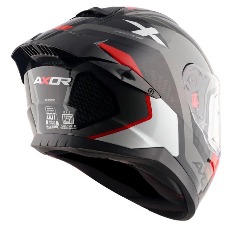 Axor Saber Spark Helmet - Black Red