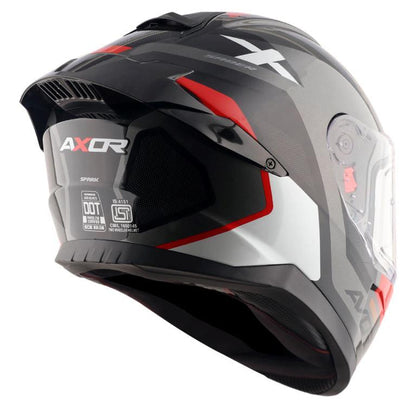 Axor Saber Spark Helmet - Black Red