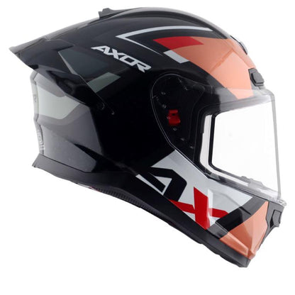 Axor Saber X-Sport Helmet - Black Orange