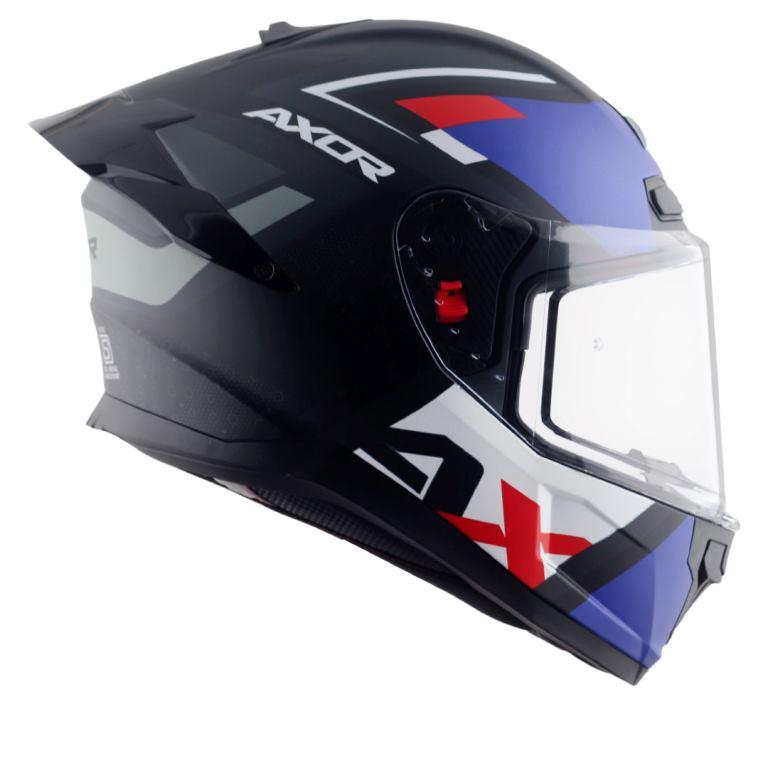 Axor Saber X-Sport Helmet - Dull Black Blue