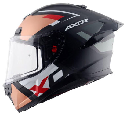 Axor Saber X-Sport Helmet - Dull Black Orange