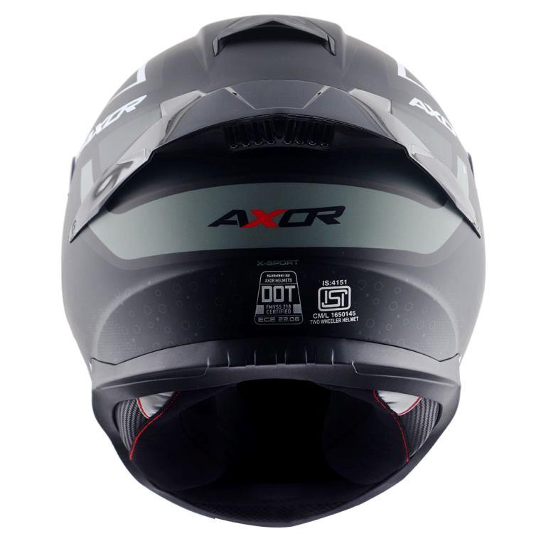 Axor Saber X-Sport Helmet - Dull Black Orange