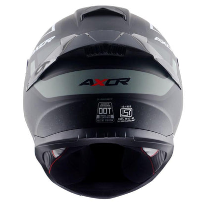 Axor Saber X-Sport Helmet - Dull Black Orange