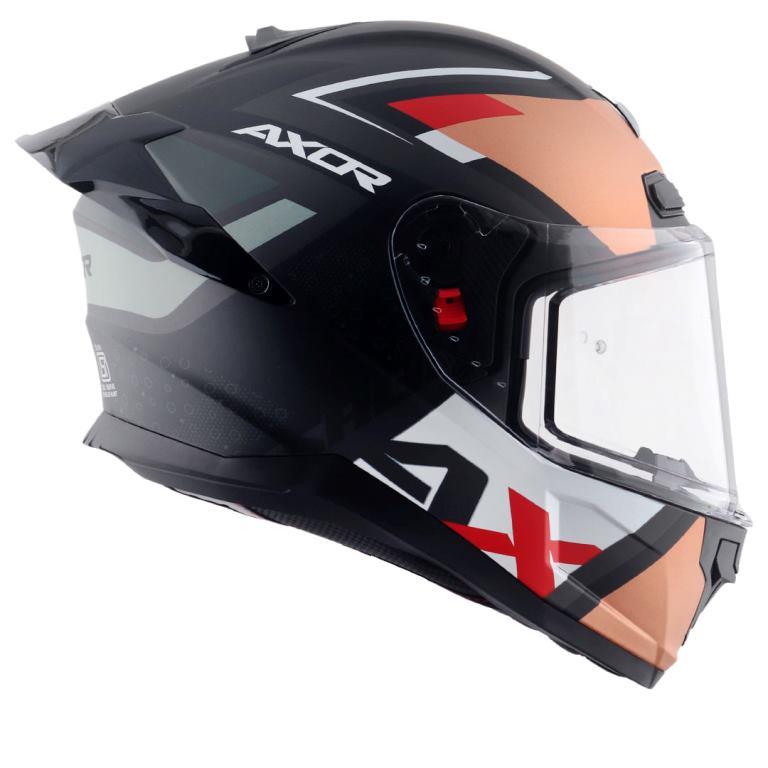 Axor Saber X-Sport Helmet - Dull Black Orange