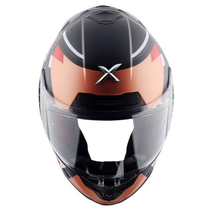 Axor Saber X-Sport Helmet - Dull Black Orange